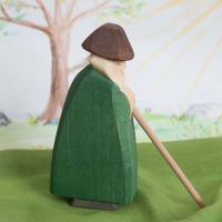 Holzfigur Schäfer mit Stab von Ostheimer