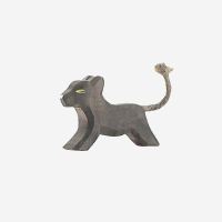 Holzfigur Panther klein laufend von Ostheimer