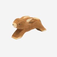 Holzfigur Hase laufend von Ostheimer