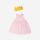 Puppen-Bekleidung Prinzessin von Nanchen aus Bio-Baumwolle in rosa