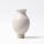 Figurenstecker Vase weiß