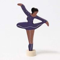 Figurenstecker Ballerina Fliederduft aus Holz für...