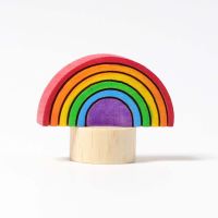 Figurenstecker Regenbogen aus Holz für den...