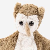 Handpuppe Eule aus Bio-Baumwolle von Kallisto in beige 3