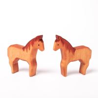 Tierset zwei Pferde aus Holz von Decor