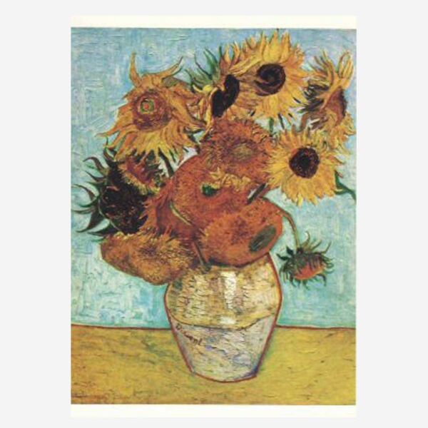 Postkarte „Sonnenblumen“ von Vincent van Gogh