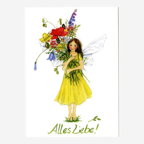 Postkarte „Alles Liebe! von Daniela Drescher