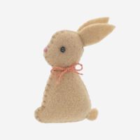 Kleine Filz Freunde Hase beige