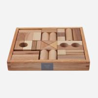 Holzbausteine Set (30 Teile) von Wooden Story in natur