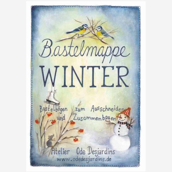 Bastelmappe Winter von Ode Desjardins