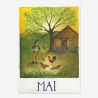 Postkarten Monatskarten-Set (12 Postkarten A6) von Ode Desjardins Mai