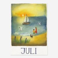 Postkarten Monatskarten-Set (12 Postkarten A6) von Ode Desjardins Jul