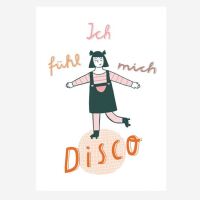 Postkarte „Ich fühl mich Disco“ von...