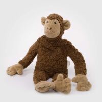 Kuscheltier Affe mit Kirschkernen-Kissen von Senger aus Bio-Baumwolle