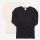 Erwachsenen Unterhemd von Hocosa aus Wolle/Seide natur und schwarz