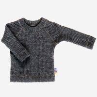 Baby Pullover von Joha aus Schurwolle in anthrazit