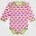 Baby Body langarm von Loud and Proud aus Bio-Baumwolle mit Schnecken-Print