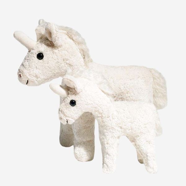 Kuscheltier Einhorn aus Bio-Baumwolle von Kallisto