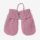 Baby Handschuhe von Selana aus Wolle rose grise