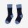 Kinder Socke Wolle marine/skyblue 27–28