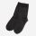 Socken Wolle/Baumwolle anthrazit 19-22