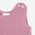 Baby Strampler von Selana aus Merinowolle fein rose grise Schulterdetail