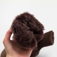 Handschuh mit Strickbund von Naturfell Paradies aus...