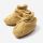 Baby Schühchen von Selana aus Wolle gold 1