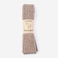 Beinstulpen von De Colores aus Baby-Alpaka beige meliert