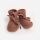 Babyschühchen BOOTIES von Hvid aus Merinowolle in brick