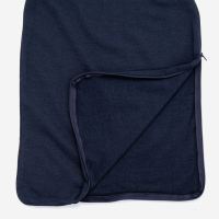 Schlafsack mit Arm von Reiff aus Wolle/Seide Frottee marine blau 3