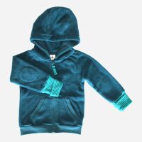 Kapuzenjacke Baumwoll-Fleece