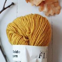 Strickwolle Wolle/Seide von Filges pflanzengefärbt