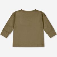 Kinder Basic Longsleeve Langarmshirt von Matona aus Bio-Baumwolle in olive 2