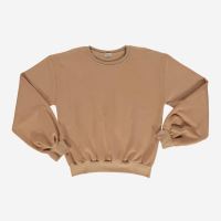 Damen Sweatshirt CEDRAT von Poudre Organic aus Bio-Baumwolle in indian tan 4