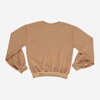 Damen Sweatshirt CEDRAT von Poudre Organic aus Bio-Baumwolle in indian tan 5