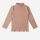 Kinder Ribbed Turtleneck Shirt von Matona aus Bio-Baumwolle in terracotta