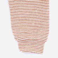 Lange Unterhose von Lilano aus Wolle/Seide in Ringel rust 3