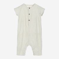 Baby Button Suit von Serendipity aus Bio-Baumwolle in Laurel stripe