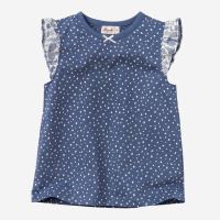 Kinder Pyjama von People Wear Organic aus Bio-Baumwolle in blau