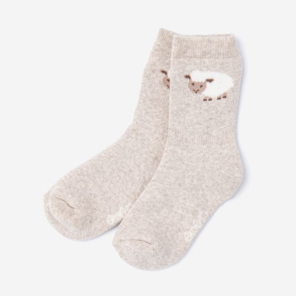 Baby und Kinder Socken von Ewers aus Bio-Baumwolle mit Schäfchen