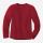 Kinder Linksstrick-Pullover von Disana aus Wolle in bordeaux