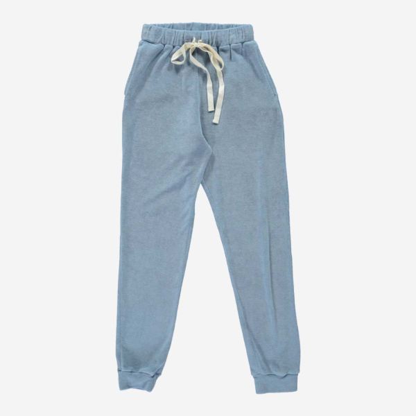 Damen Hose ONONIS von Poudre Organic aus Bio-Baumwolle in blue fog