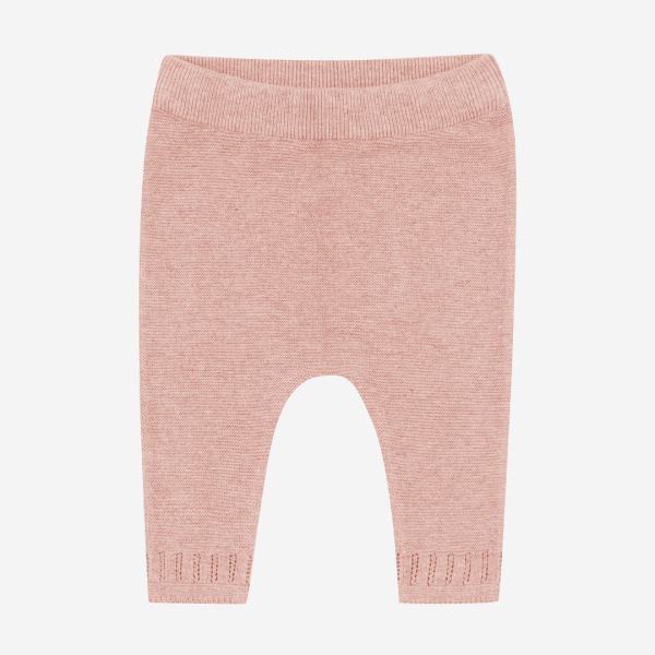 Pant Ajour Babyhose von Puri Organic aus Bio-Baumwolle und Seide in misty rose