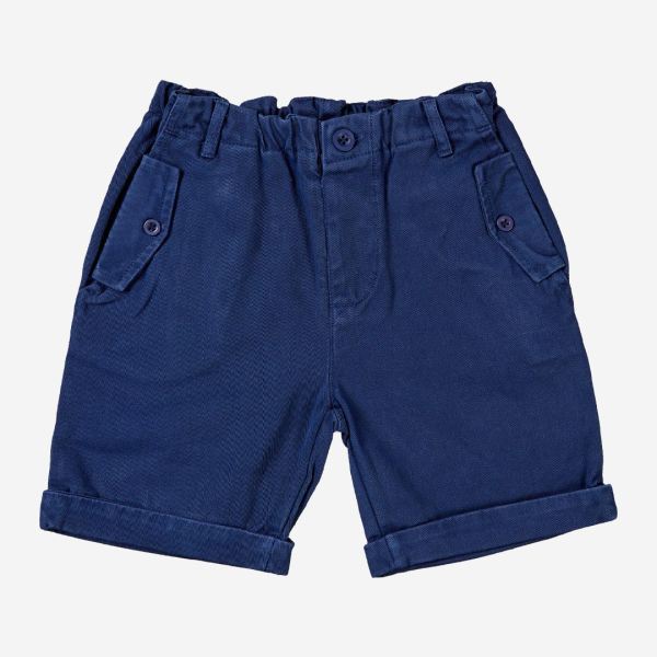 Bermuda Shorts ULLI von Sense Organics aus Bio-Baumwolle in navy