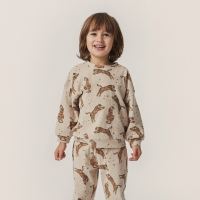 Kinder Frottee-Hose ITTY von Konges Sløjd aus Bio-Baumwolle in tiger sand 4