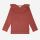Kinder Langarm Shirt mit Rundkragen von Petit Piao aus Bio-Baumwolle/Modal in berry dust/dark red