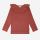 Kinder Langarm Shirt mit Rundkragen von Petit Piao aus Bio-Baumwolle/Modal in berry dust/dark red