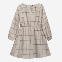 Kinder Kleid Brushed Dress von Serendipity aus Bio-Baumwolle in chocolatechecks 2