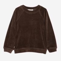 Kinder Velour Pullover von Serendipity aus Bio-Baumwolle in chestnut